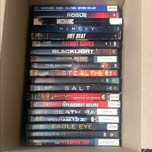 DVD Movie Collection 19 Action Movies